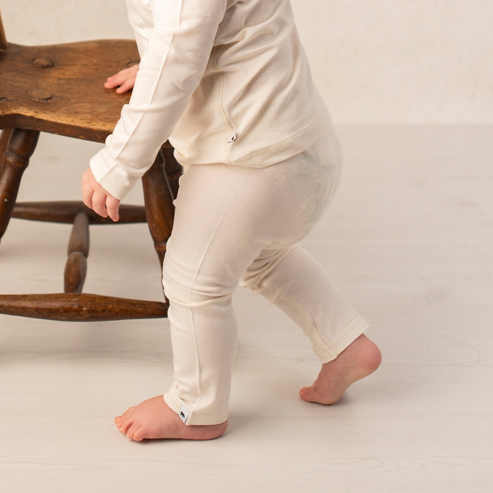 Bambu Baby Leggings - CREAM