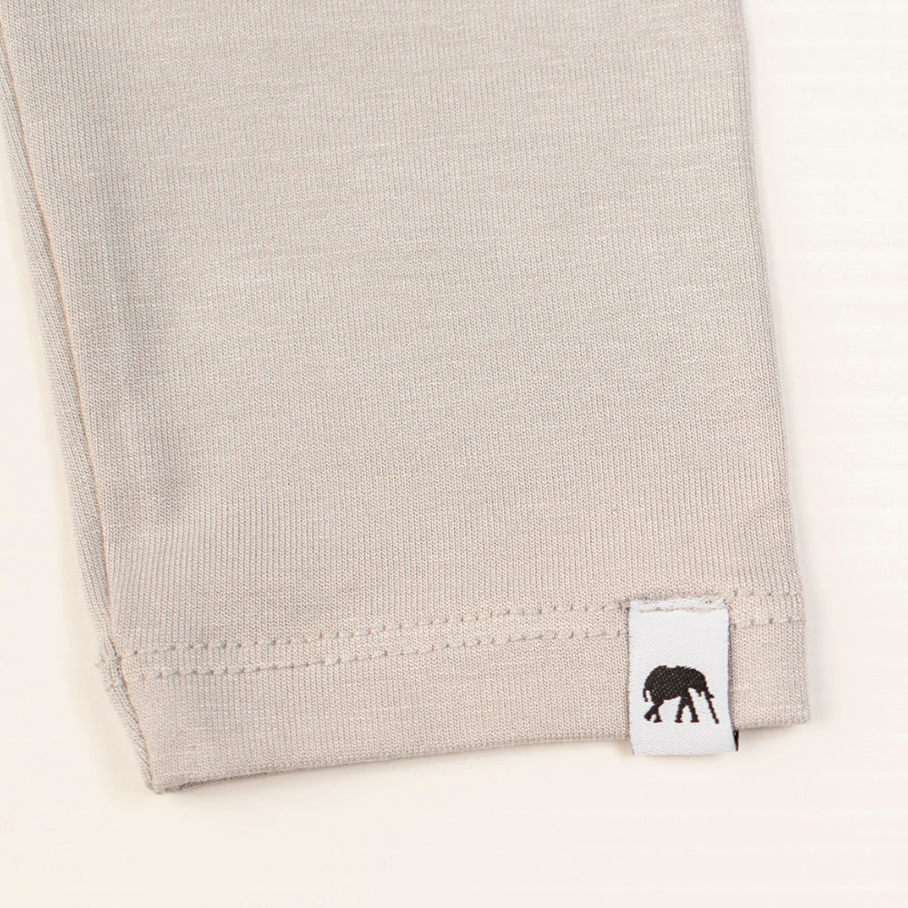 Premium Bamboo Baby Pajama Set: T-Shirt & Leggings GREY