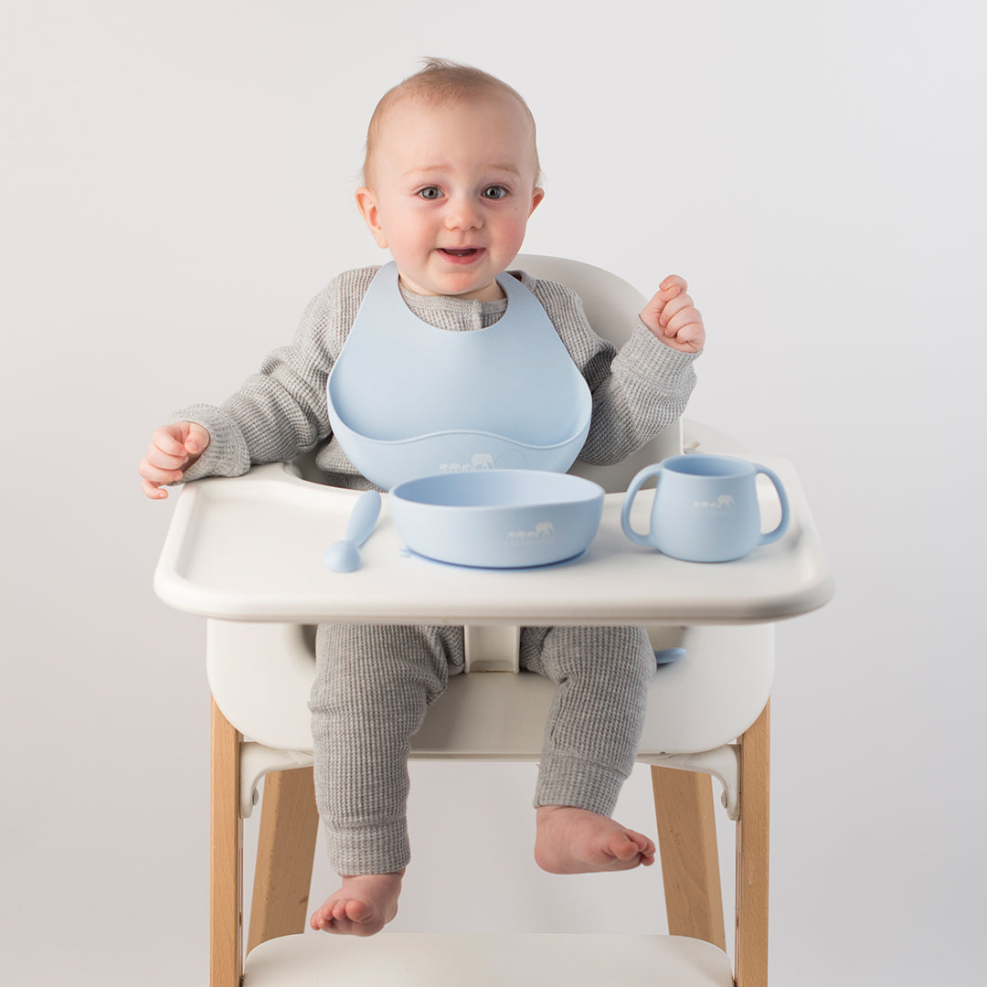 Silicone Bib - Blue