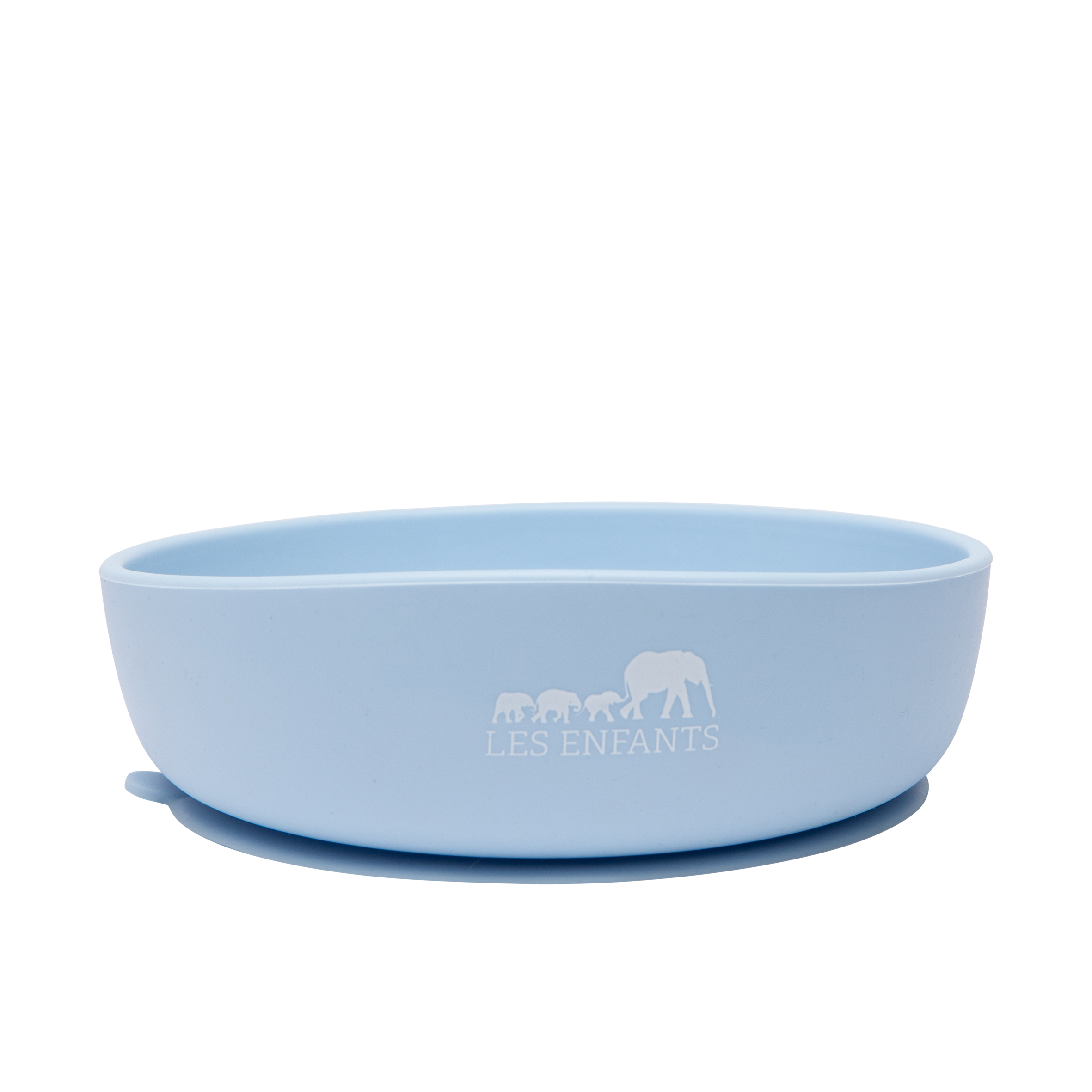 Silicone Baby Plate Bowl - Blue