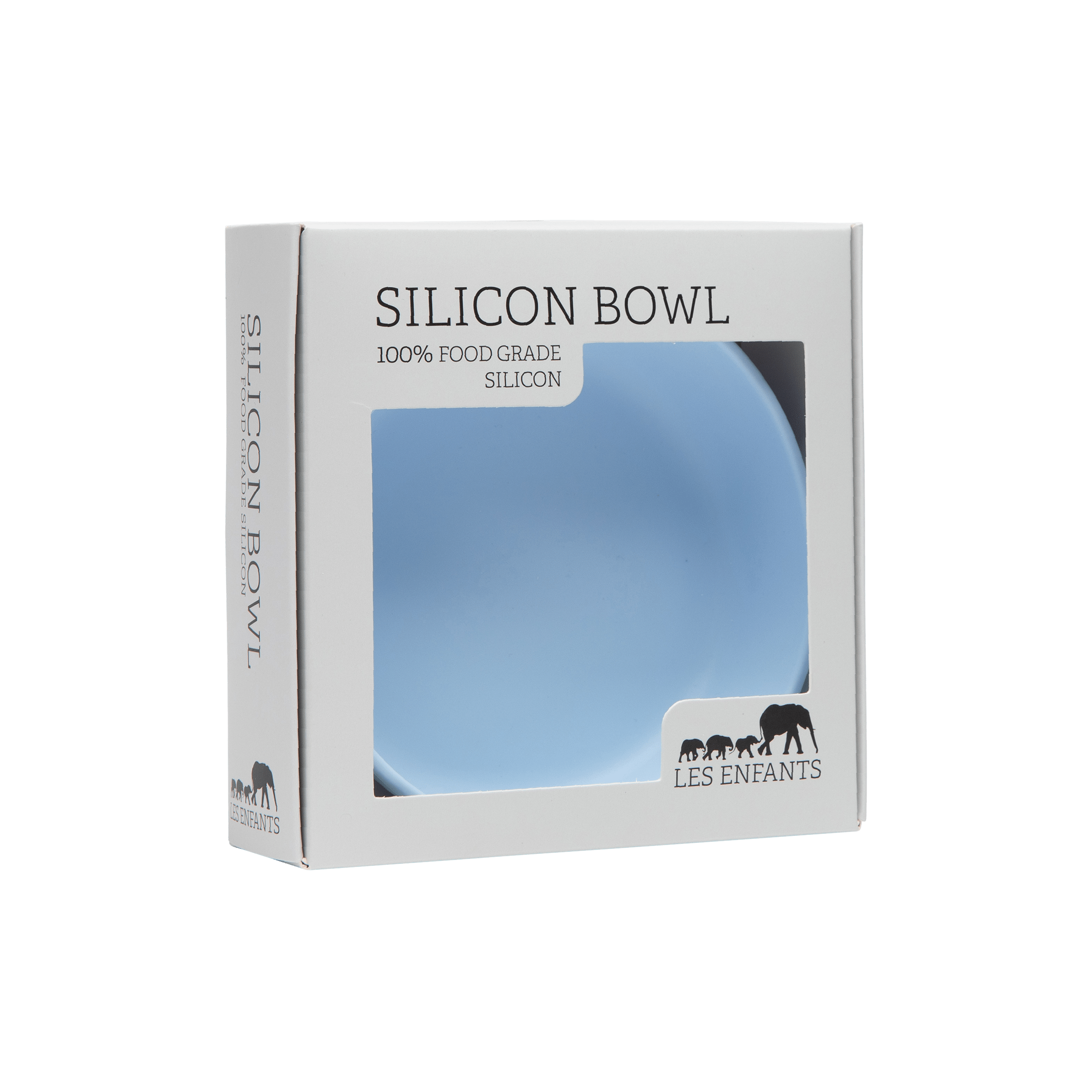 Silicone Baby Plate Bowl - Blue