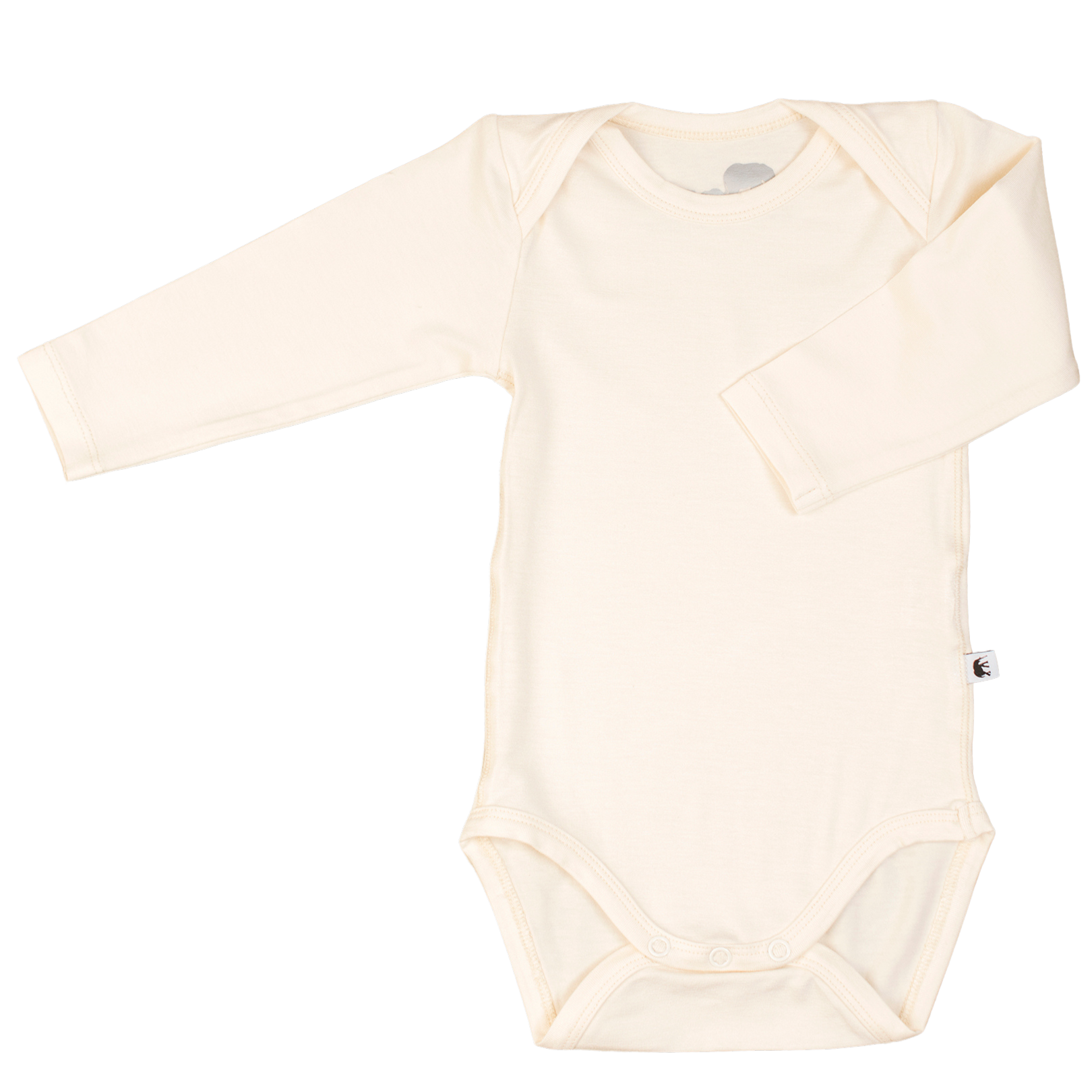 Bamboo Baby Långärmad Body - CREAM