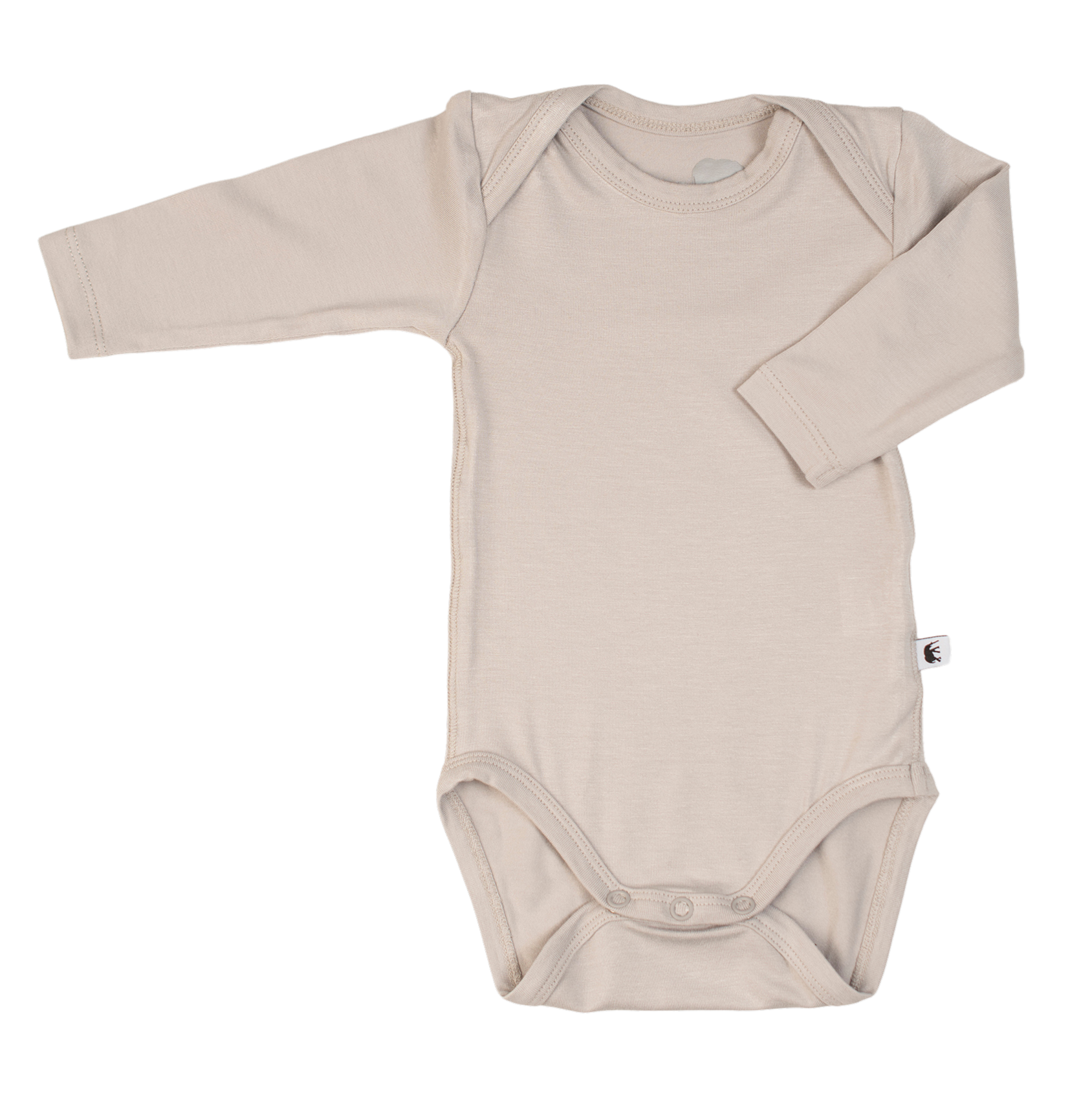 Bamboo Baby Långärmad Body - GRÅ