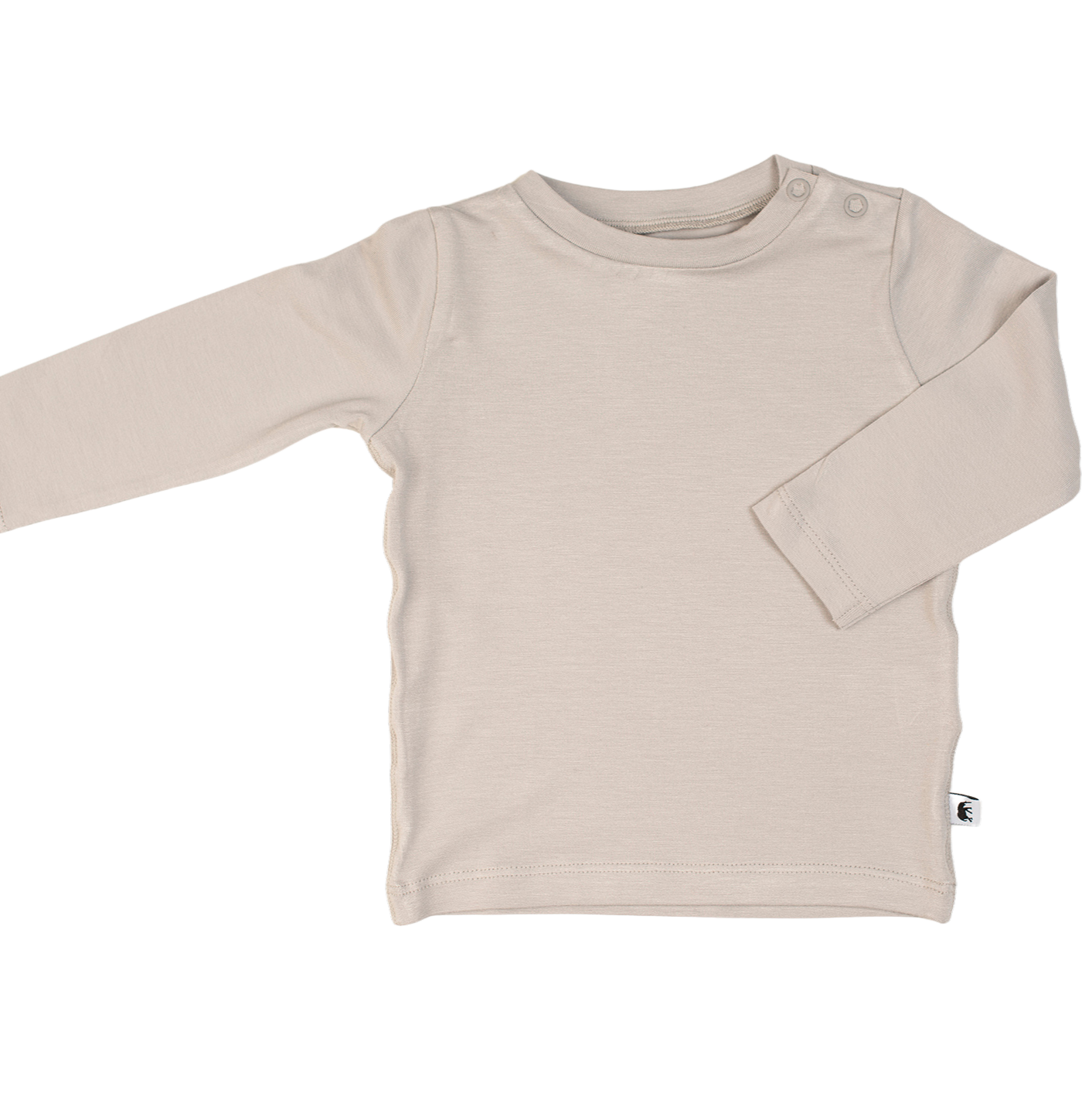 Bambu Baby långärmad T-shirt - GRÅ