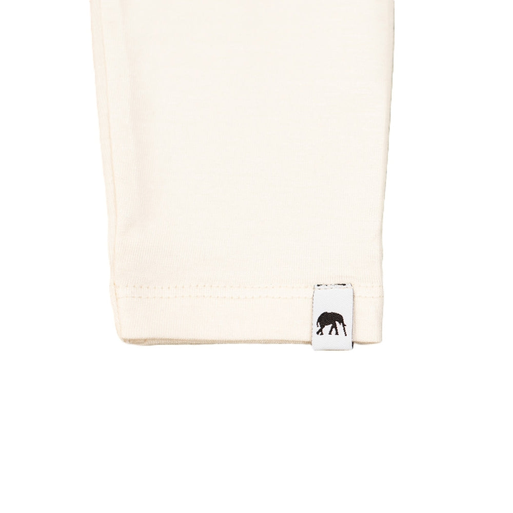 Premium Bamboo Baby Pajama Set: T-Shirt & Leggings CREAM