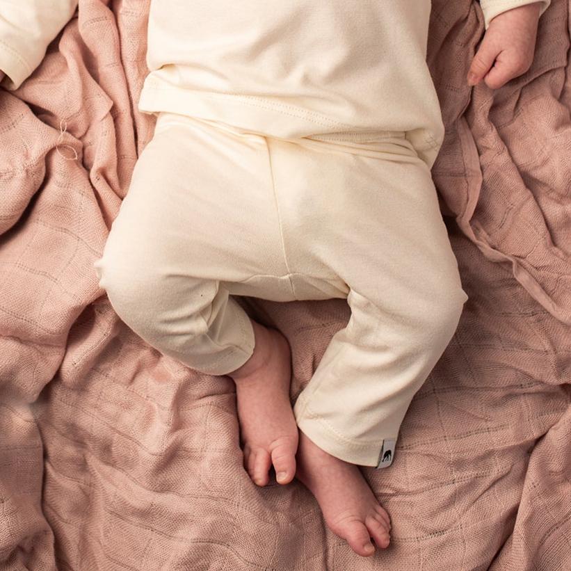 Bambu Baby Leggings - CREAM