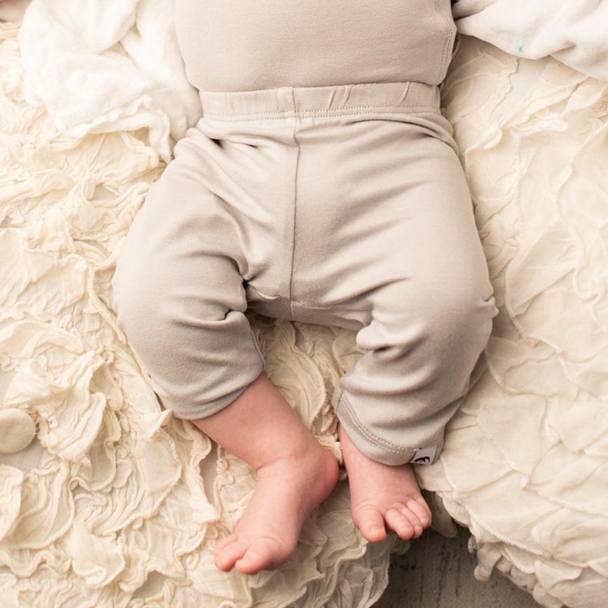 Bambu Baby Leggings - GRÅ