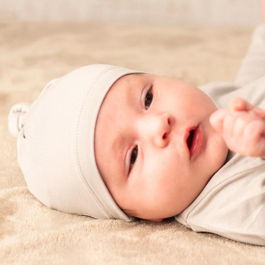 Bamboo Baby Beanie - GRÅ