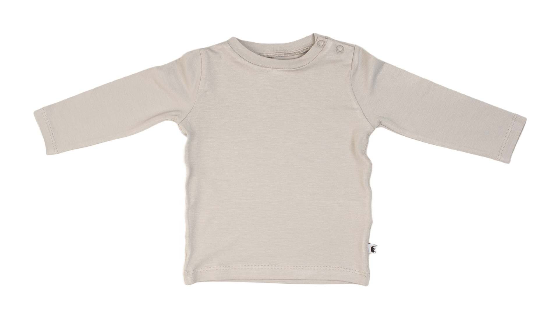 Bambu Baby långärmad T-shirt - GRÅ