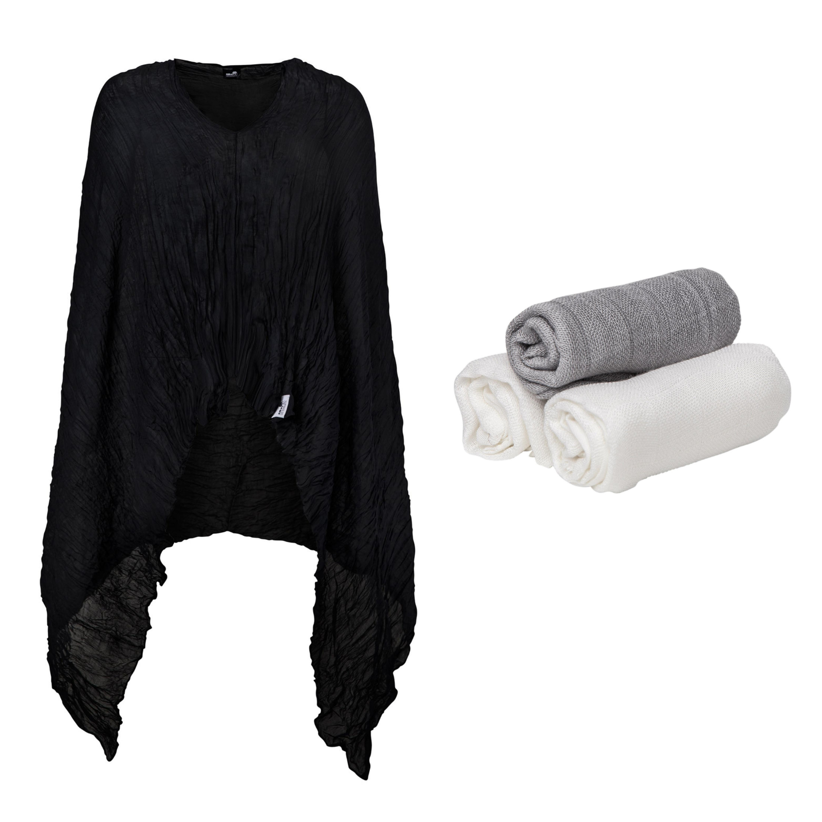 Musselin-Kollektion - Grau