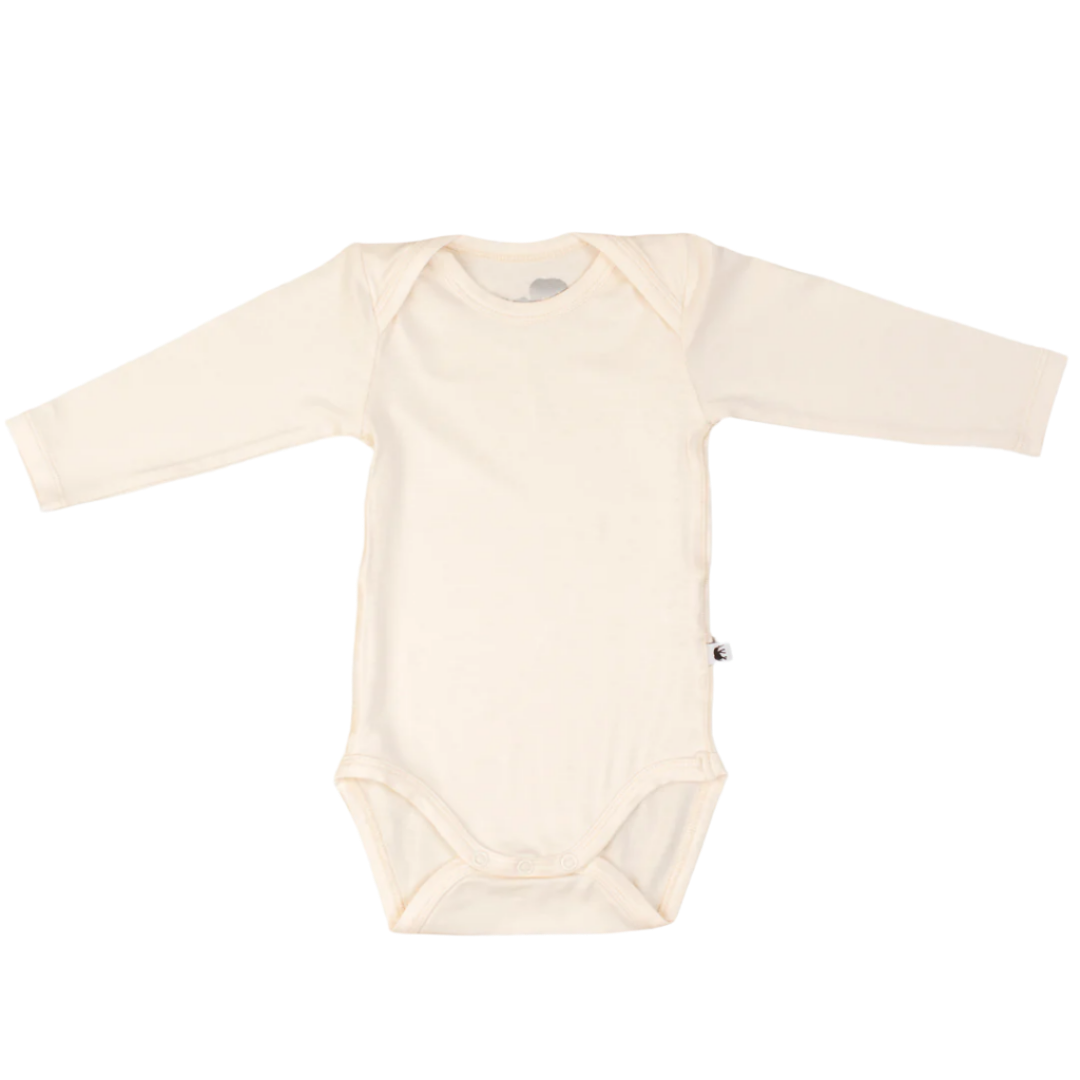 Bamboo Baby Långärmad Body - CREAM