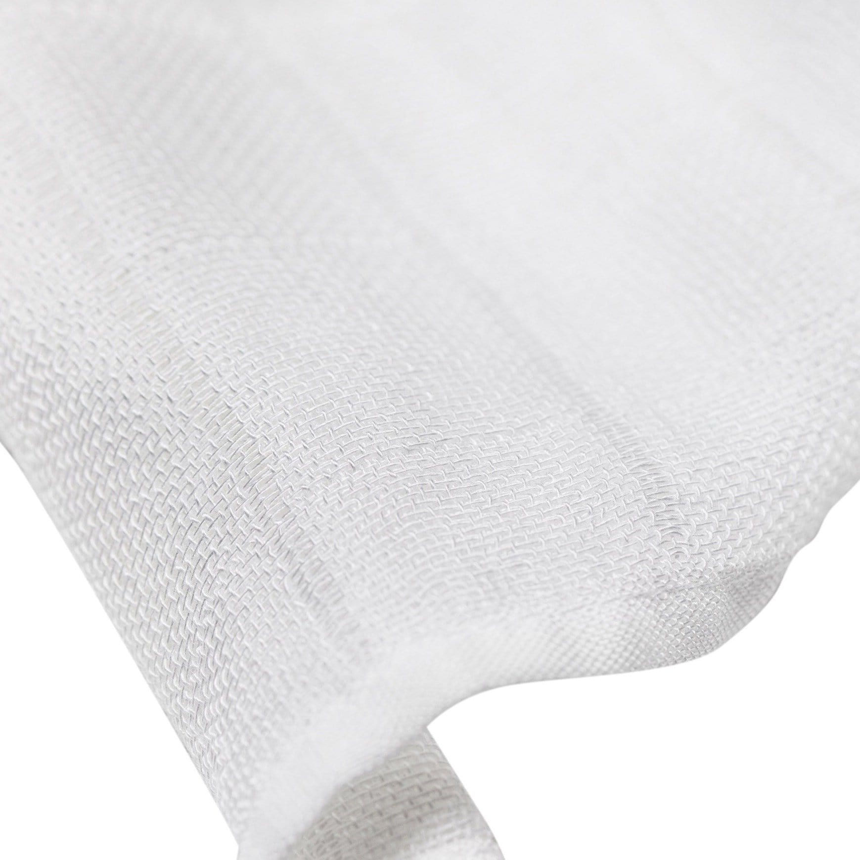 100% bambo muslin fabric white